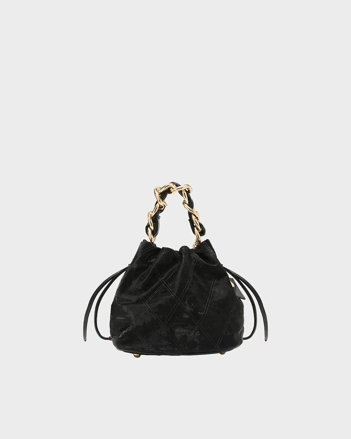 Velvet Evening Bag in Black