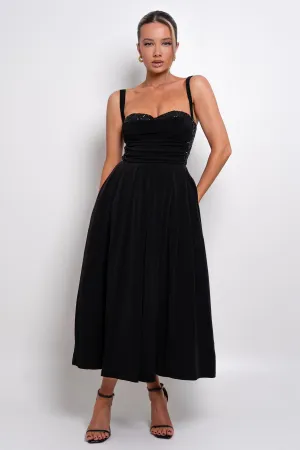 Vessa Black Dress