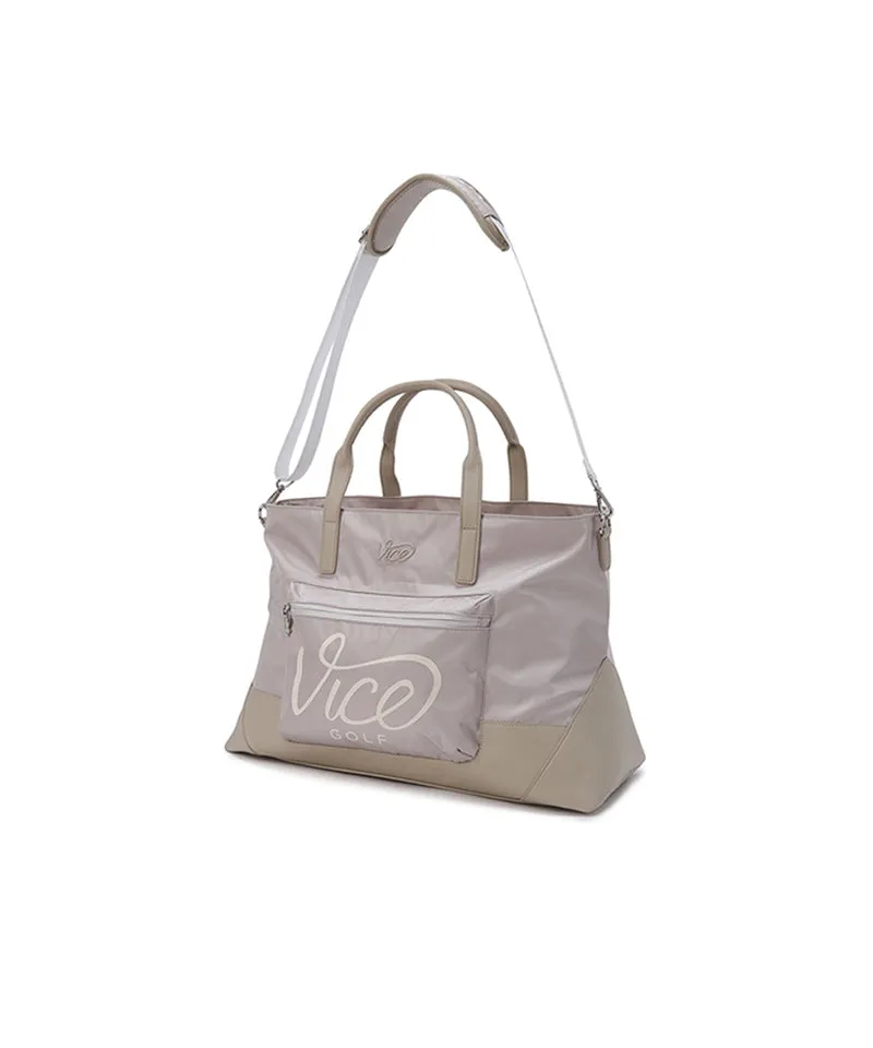 Vice Golf Atelier Orange Scramble Boston Bag - Beige