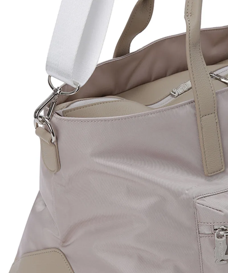 Vice Golf Atelier Orange Scramble Boston Bag - Beige