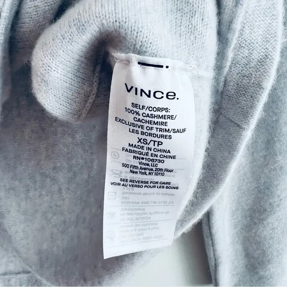 Vince V-Neck Cashmere Sweater