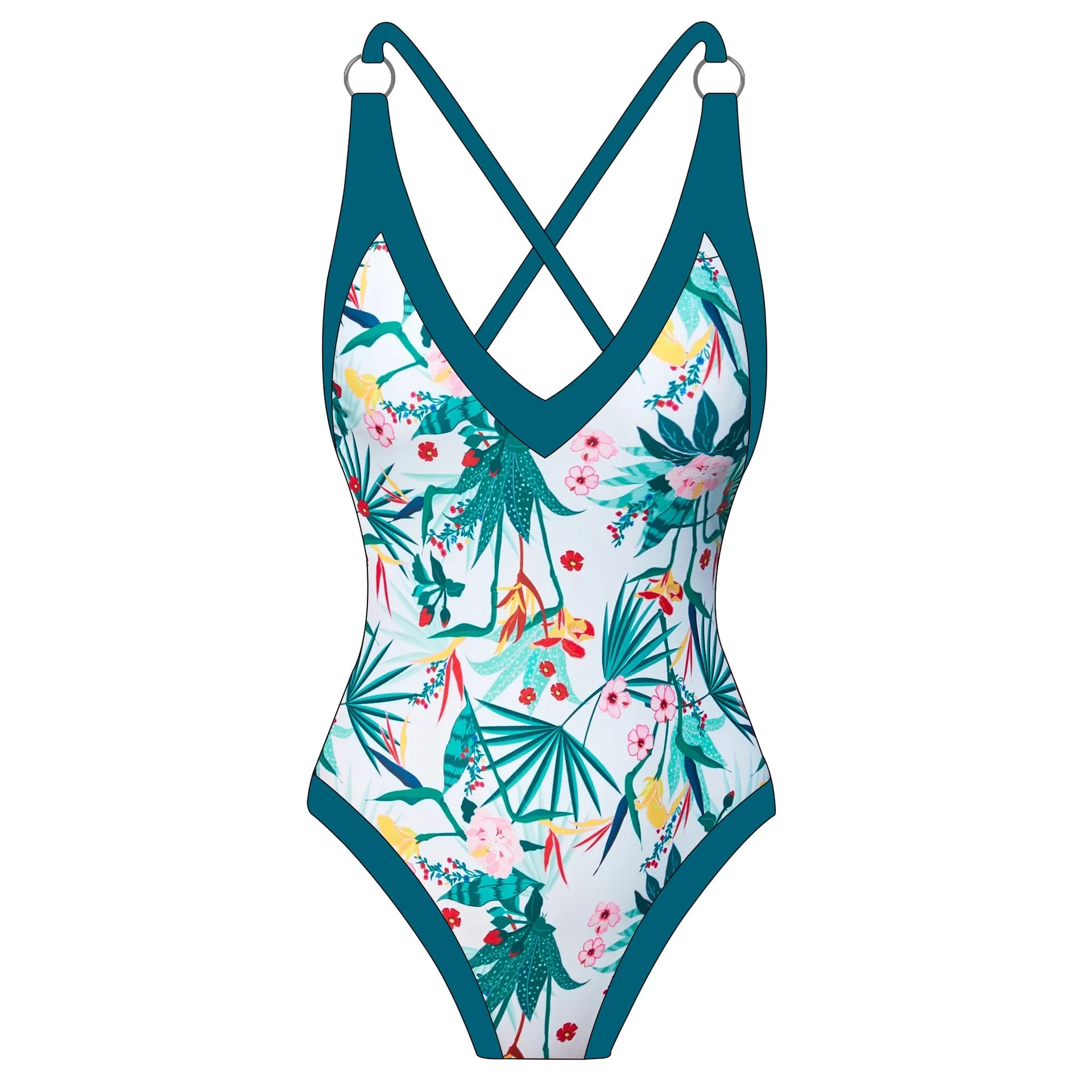 Vintage Bikini Women One Piece Swimsuit Swimwear Skirt Backless Beach Dress Designer 2023 Bathing Suit Surf Wear Beachwear