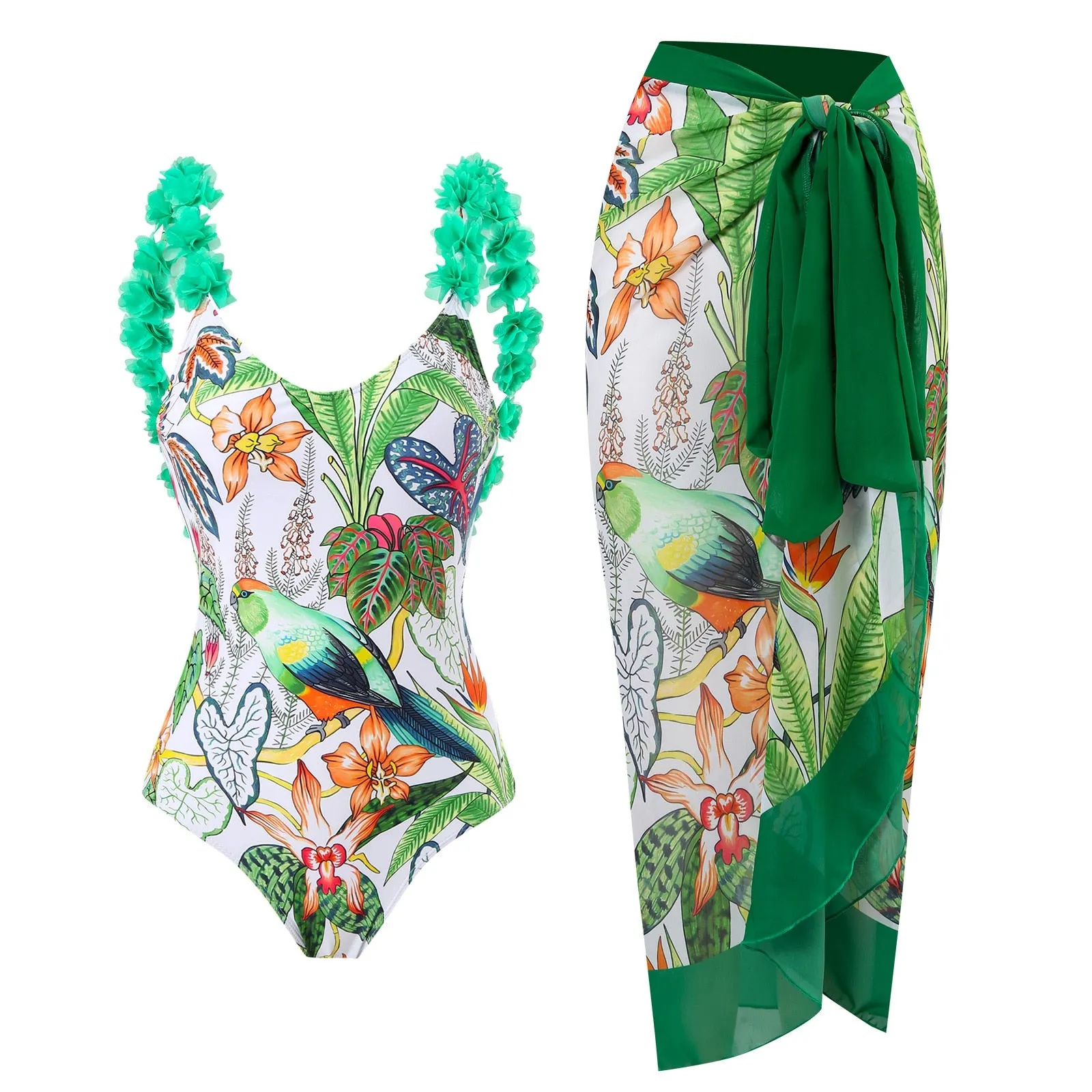 Vintage Bikini Women One Piece Swimsuit Swimwear Skirt Backless Beach Dress Designer 2023 Bathing Suit Surf Wear Beachwear