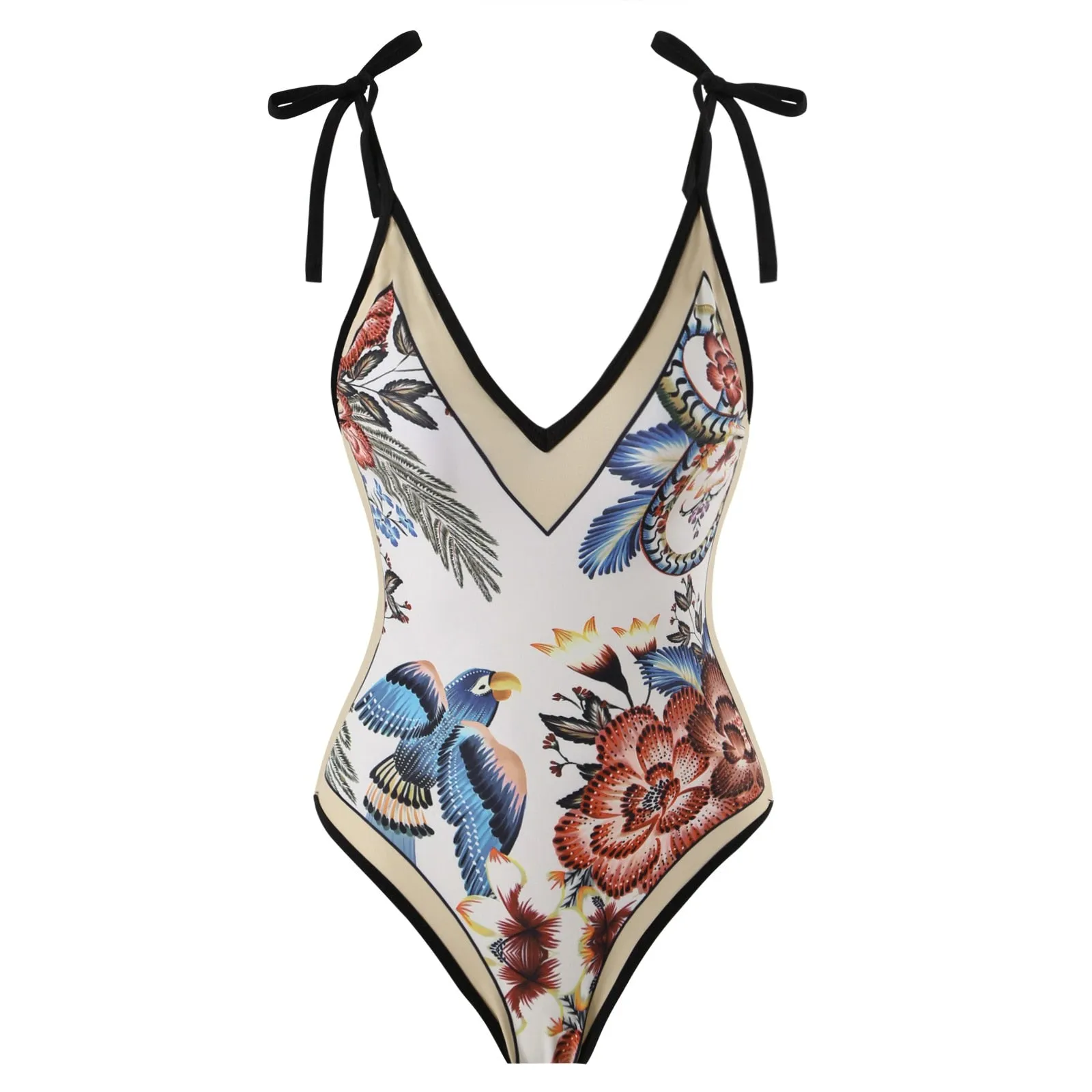 Vintage Bikini Women One Piece Swimsuit Swimwear Skirt Backless Beach Dress Designer 2023 Bathing Suit Surf Wear Beachwear