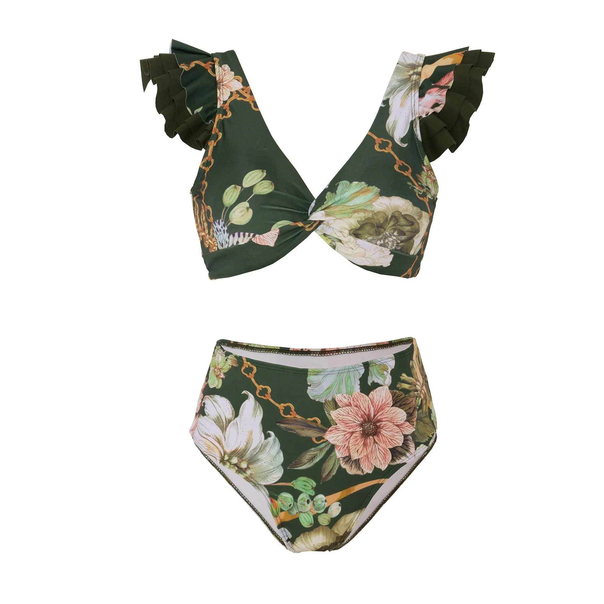 Vintage Bikini Women One Piece Swimsuit Swimwear Skirt Backless Beach Dress Designer 2023 Bathing Suit Surf Wear Beachwear