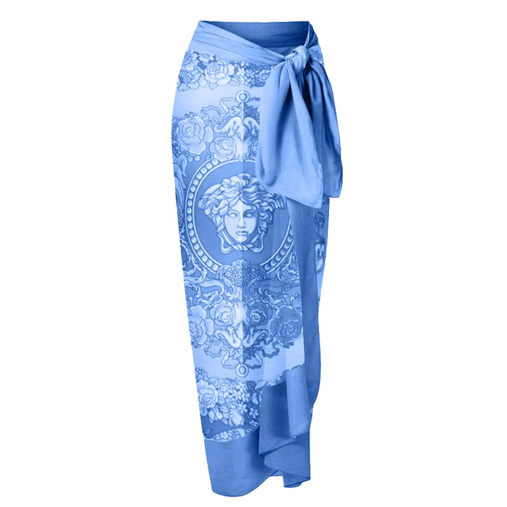 Vintage Bikini Women One Piece Swimsuit Swimwear Skirt Backless Beach Dress Designer 2023 Bathing Suit Surf Wear Beachwear