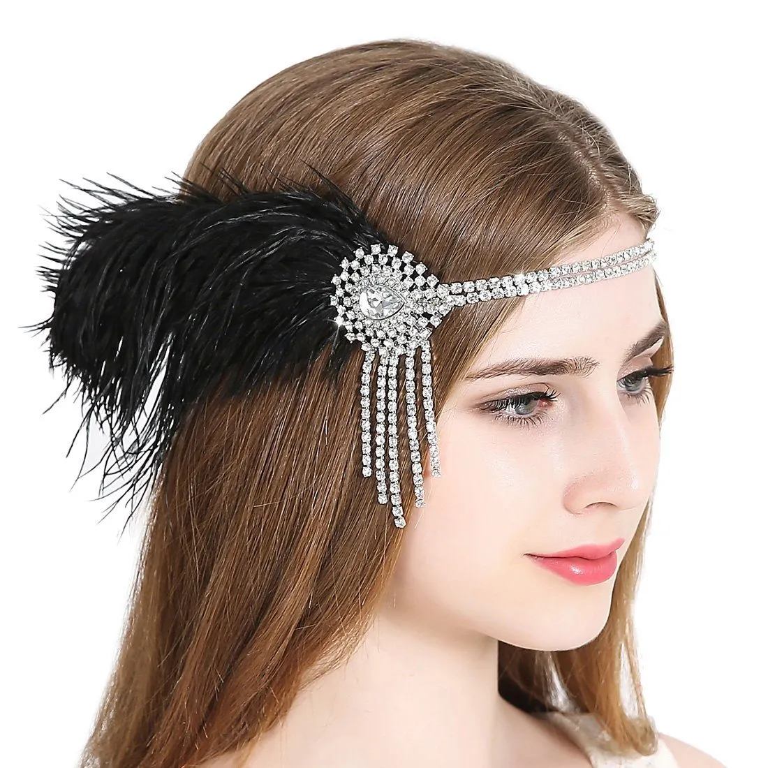 Vintage Flapper Headpiece 1920s Gatsby Fascinator Headband|JaosWish