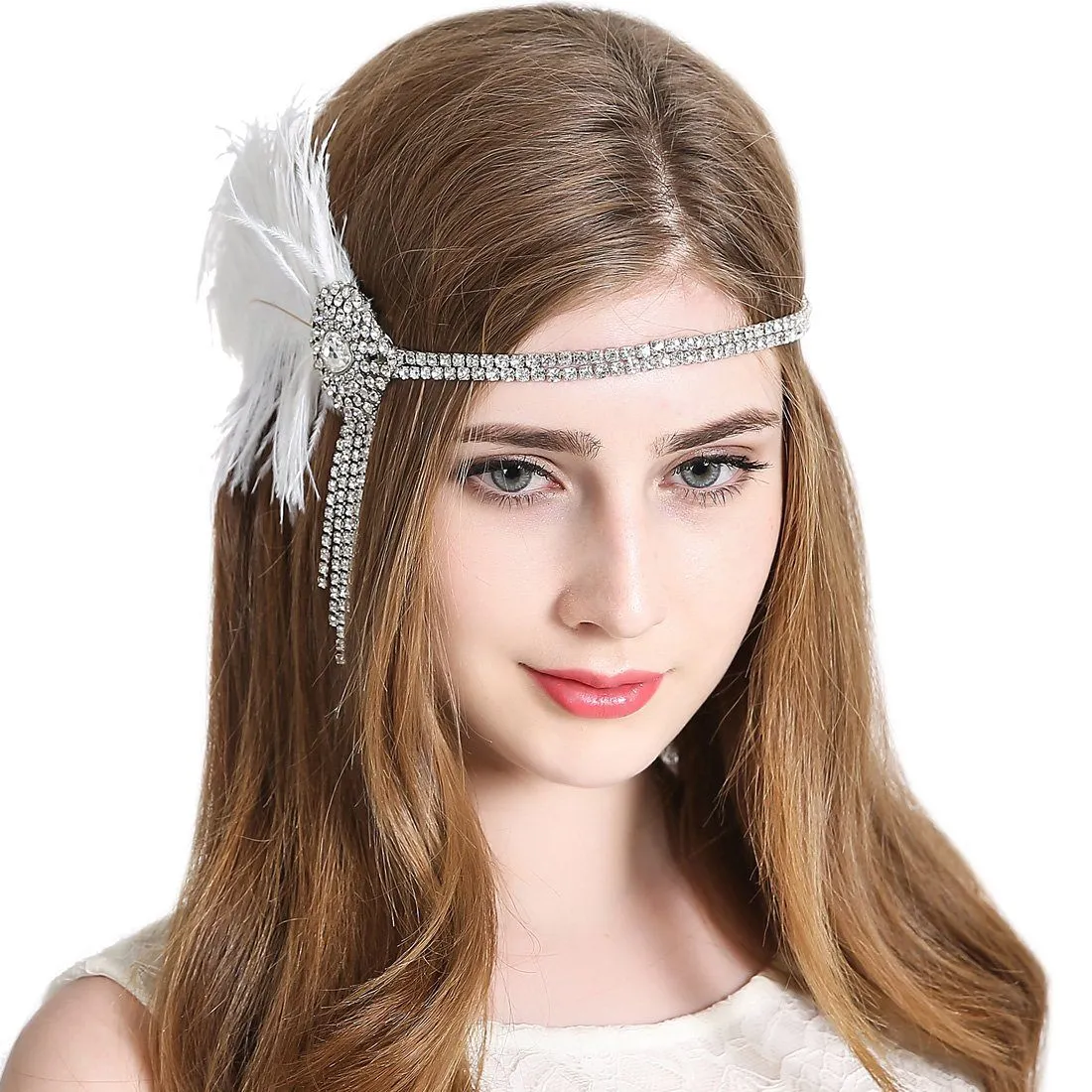 Vintage Flapper Headpiece 1920s Gatsby Fascinator Headband|JaosWish