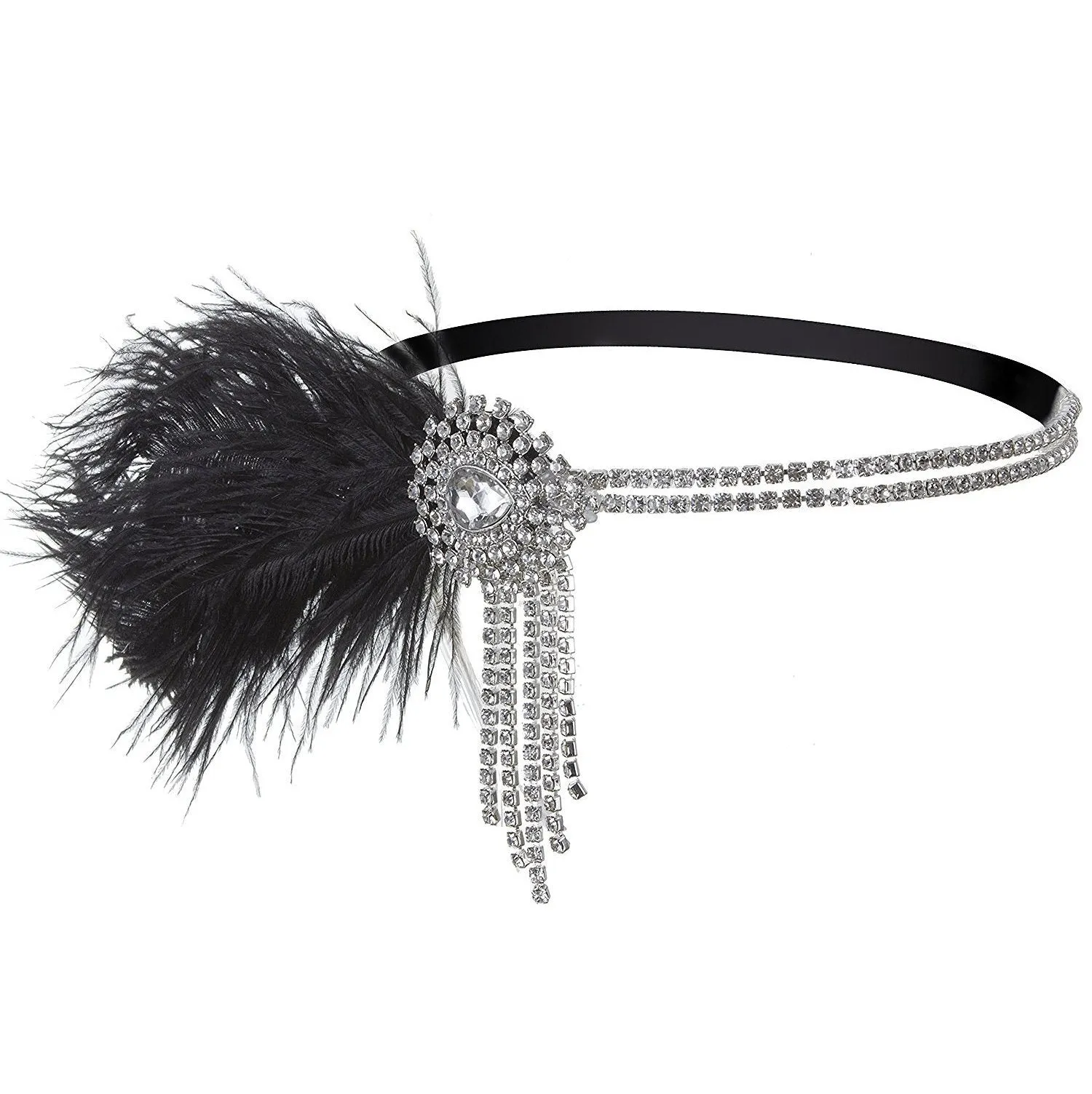 Vintage Flapper Headpiece 1920s Gatsby Fascinator Headband|JaosWish