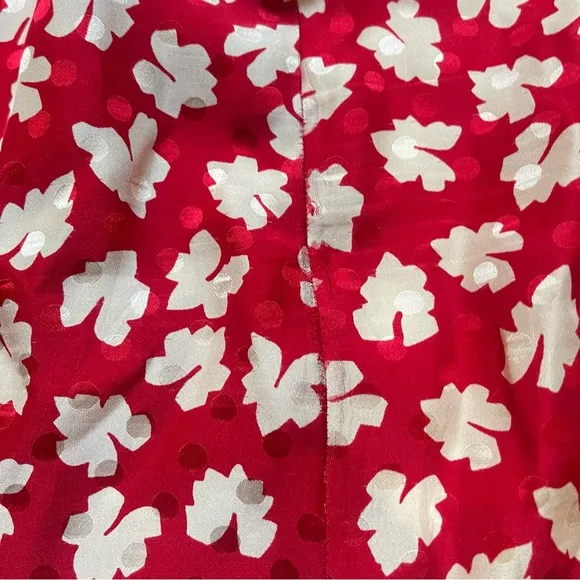 Vintage Maggy London Silk Skirt Set Size 4