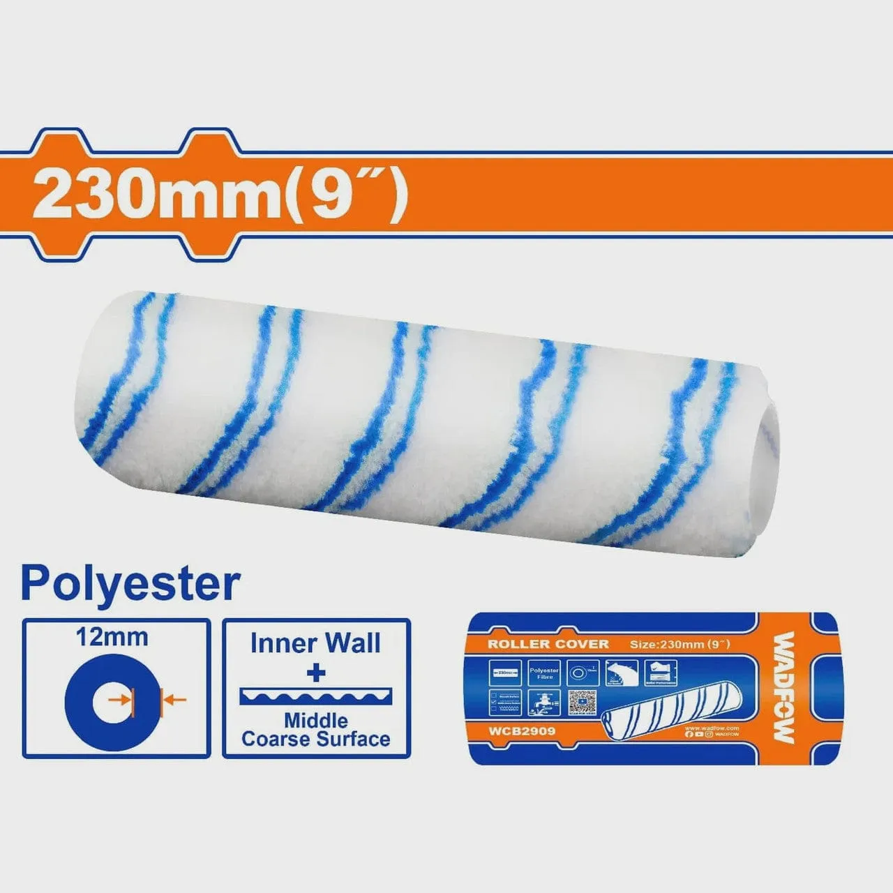 Wadfow 9" Roller Cover (Inner Wall) - WCB2909