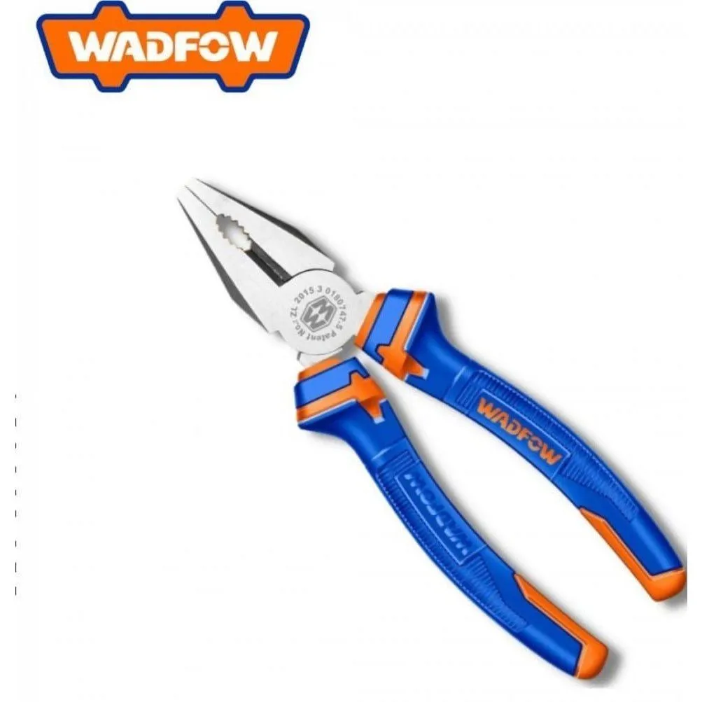 Wadfow Two-Color Handle Combination Plier - 7" & 8"