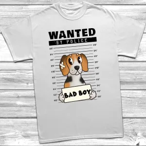 Wanted Beagle Bad Boy T-Shirt