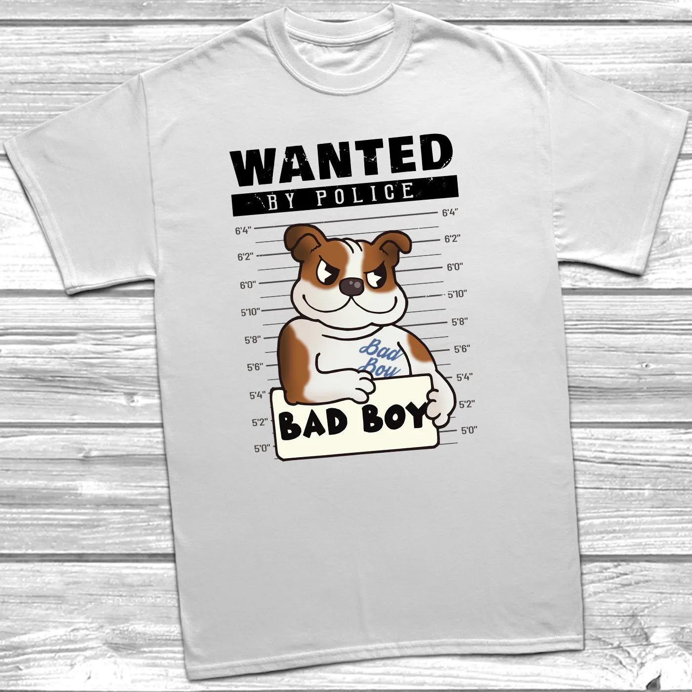 Wanted English Bulldog Bad Boy T-Shirt