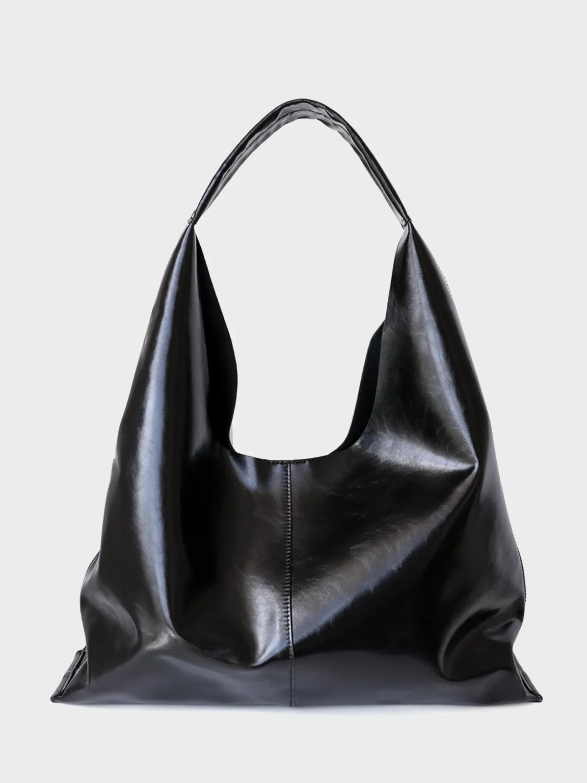 Wax Leather Tote Bag Top-handle Shoulder Bag