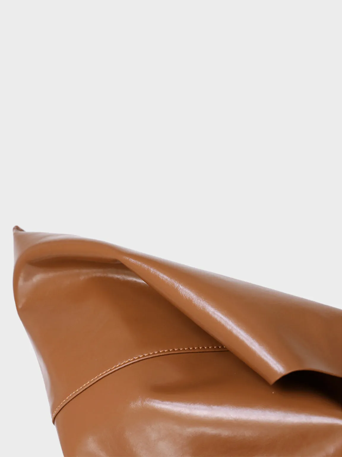Wax Leather Tote Bag Top-handle Shoulder Bag