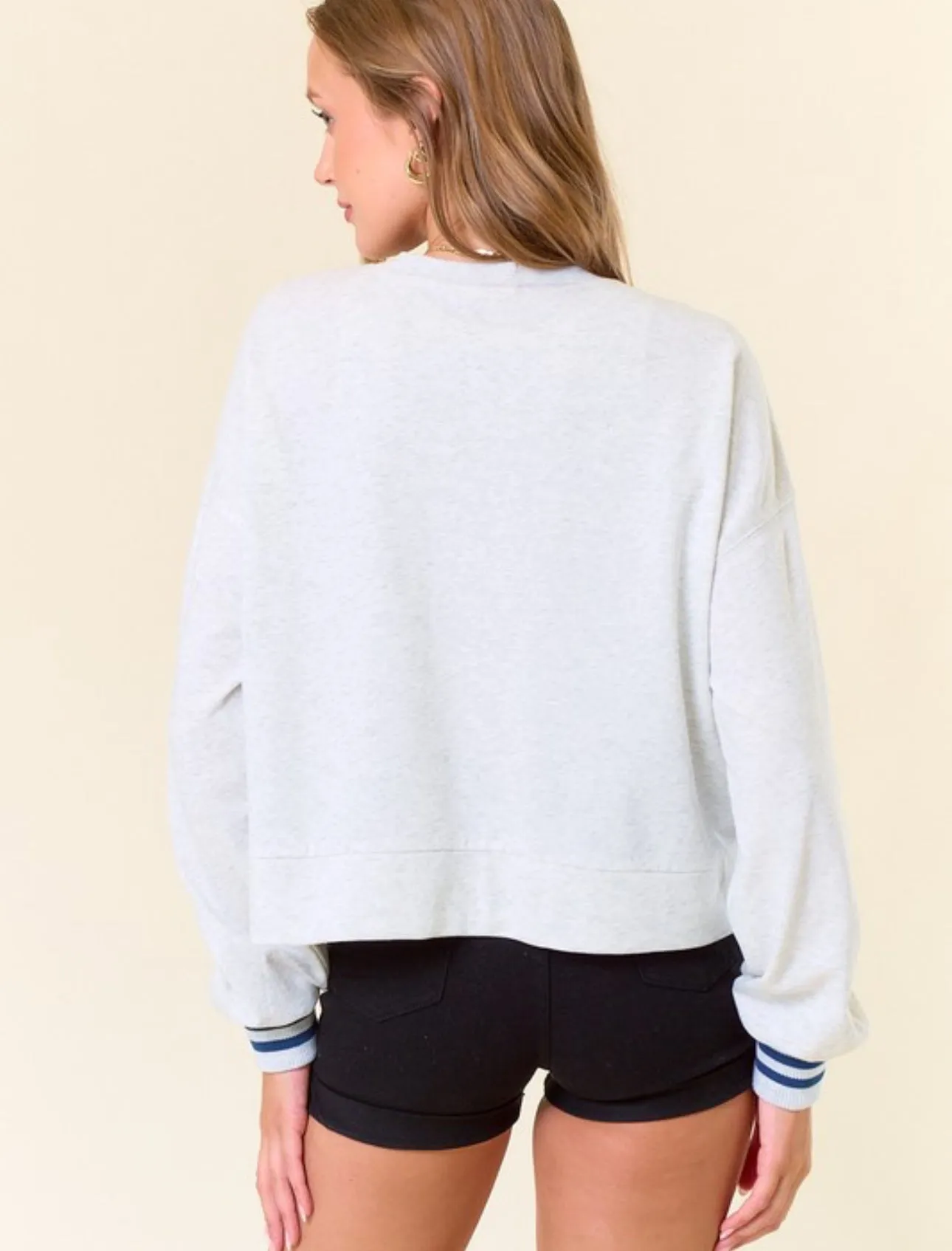Weekend Chenille Letter Sweatshirt