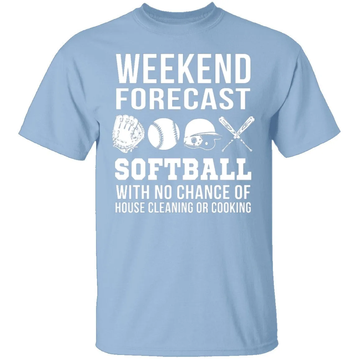 Weekend Forecast Softball T-Shirt