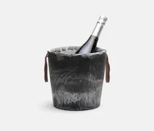 Wesley Black Swirled Ice Bucket