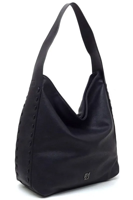 Whipstitch Shoulder Bag