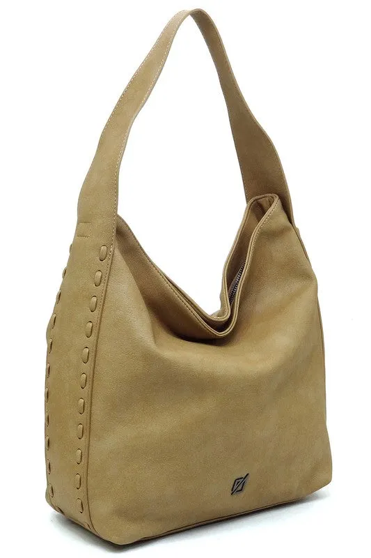 Whipstitch Shoulder Bag