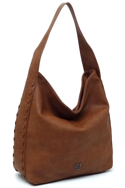 Whipstitch Shoulder Bag