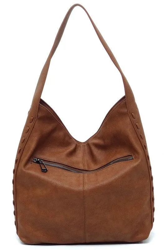 Whipstitch Shoulder Bag