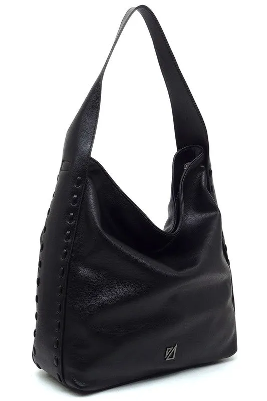 Whipstitch Shoulder Bag