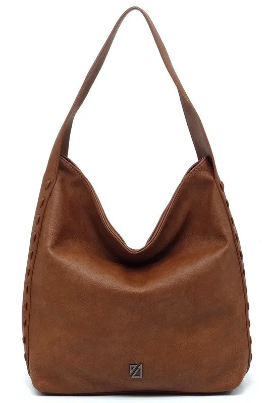 Whipstitch Shoulder Bag