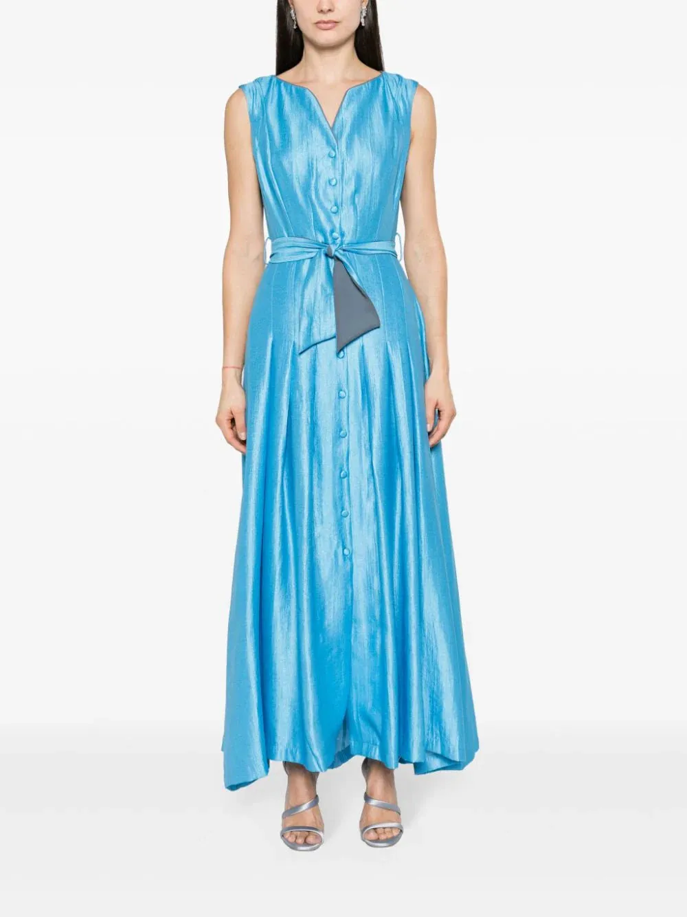 White Maxi Cosmos Gown