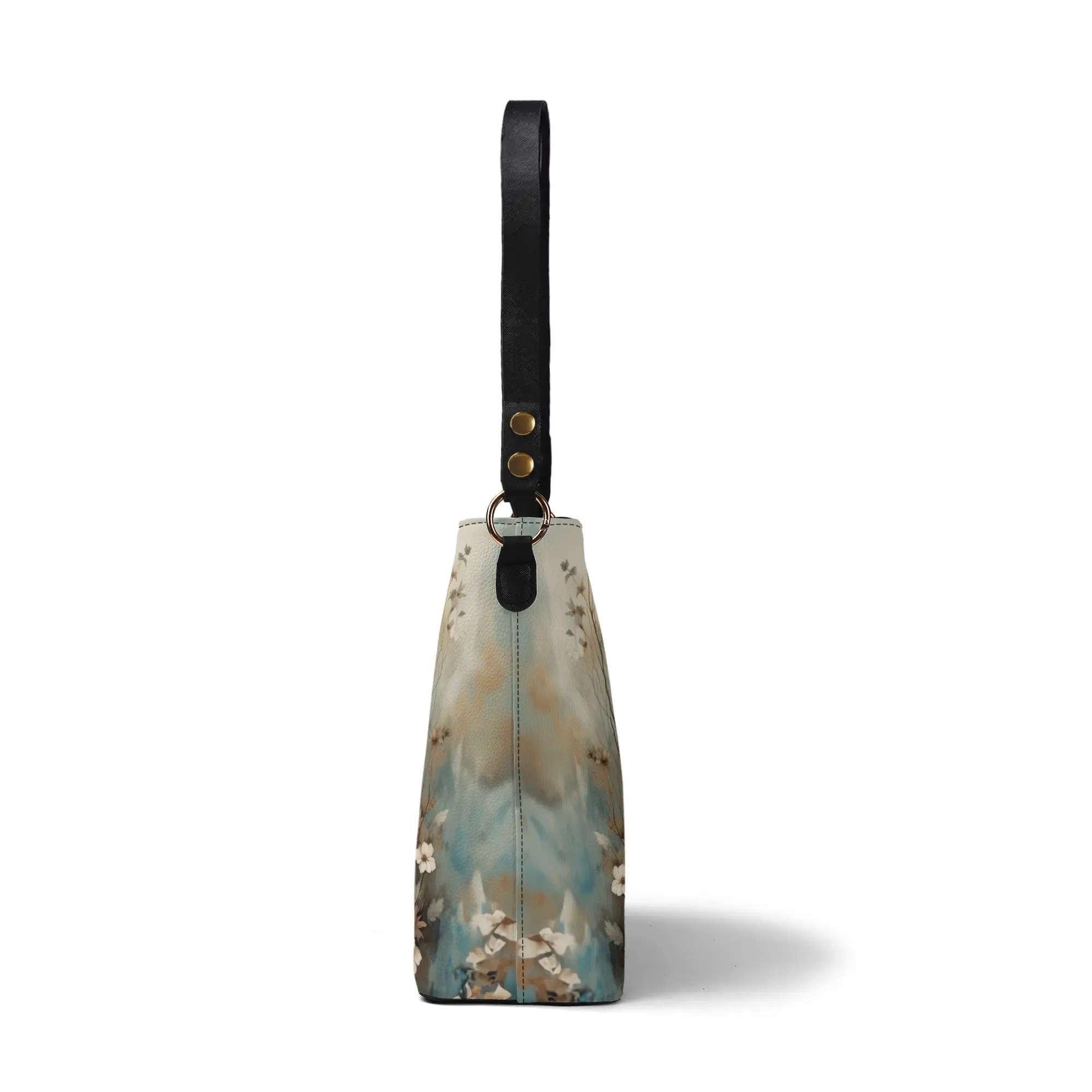 White Rabbit Dark and Whimsical Womens Bucket Bag Shoulder Bag