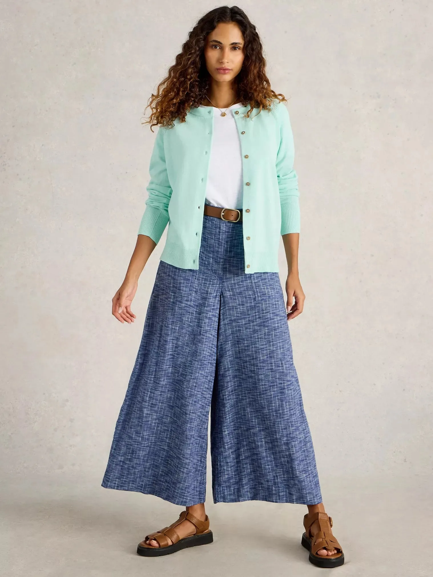 White Stuff Lulu Cardi Lgt Blue