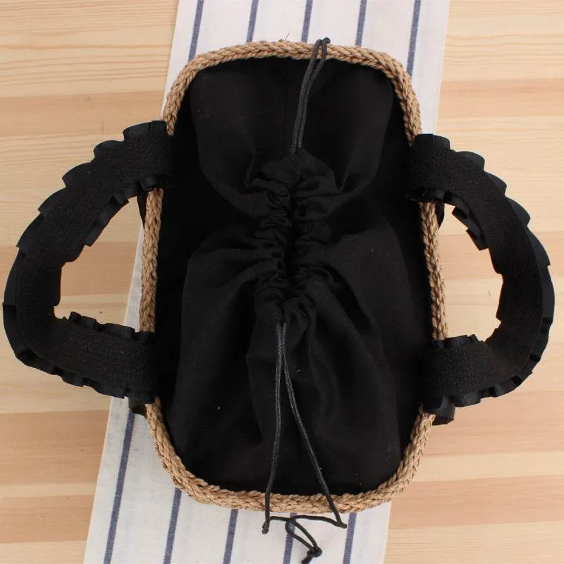 Wholesale Straw Woven Bag Women Woven Handbag Summer Beach All-Match Paper Rope Woven Bag