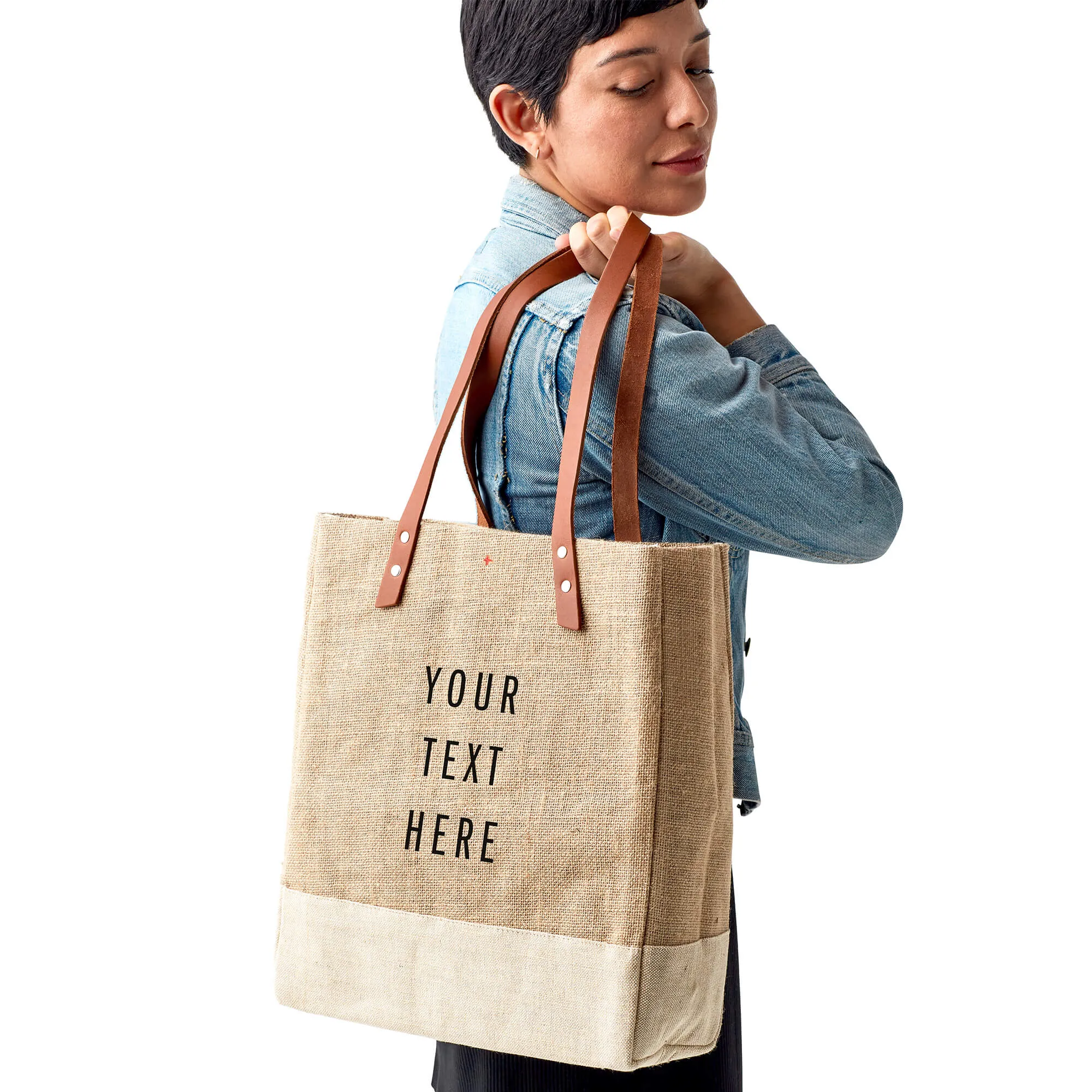 Wine Tote in Natural (033NA)
