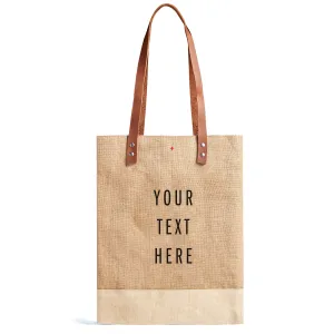 Wine Tote in Natural (033NA)