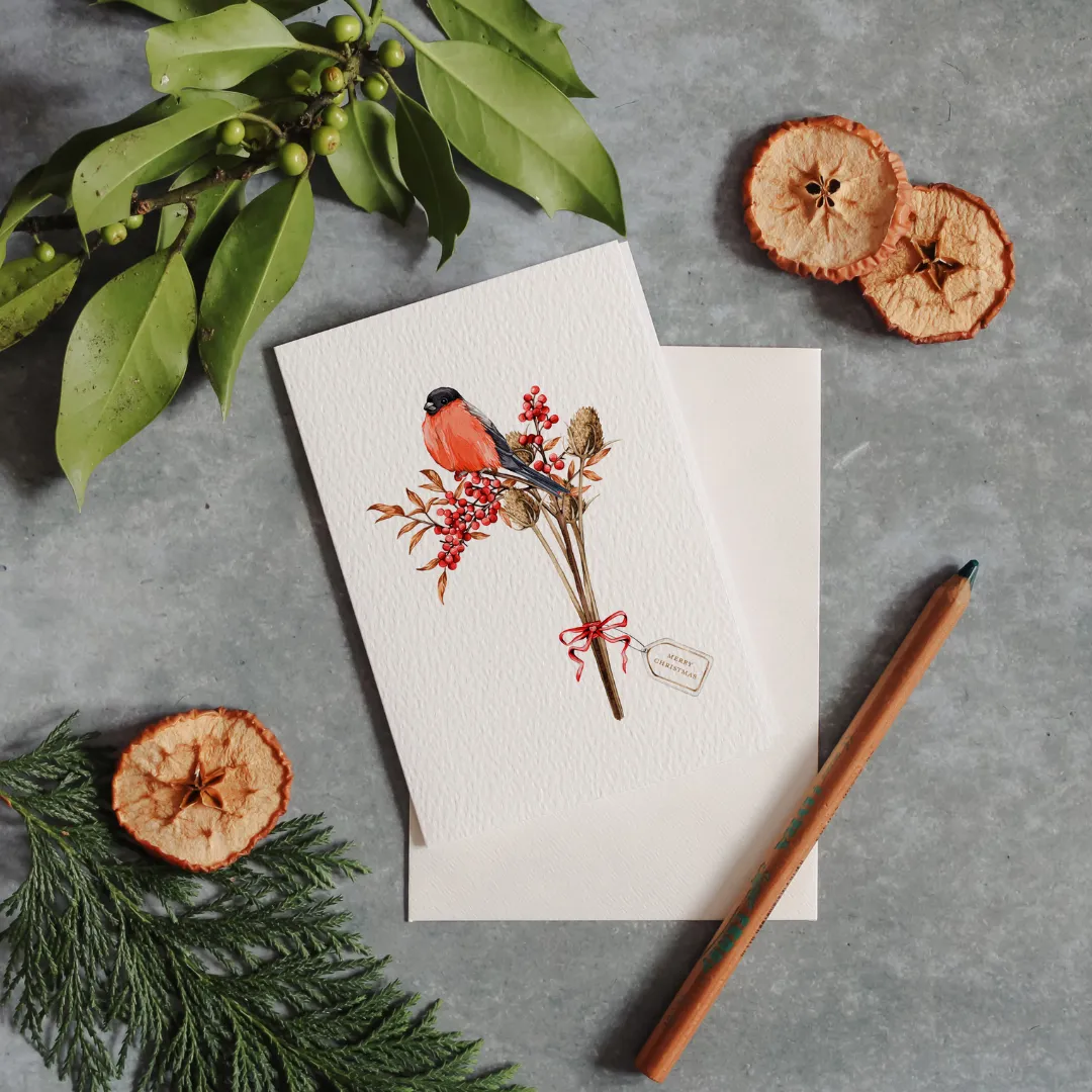Winter Finch Card