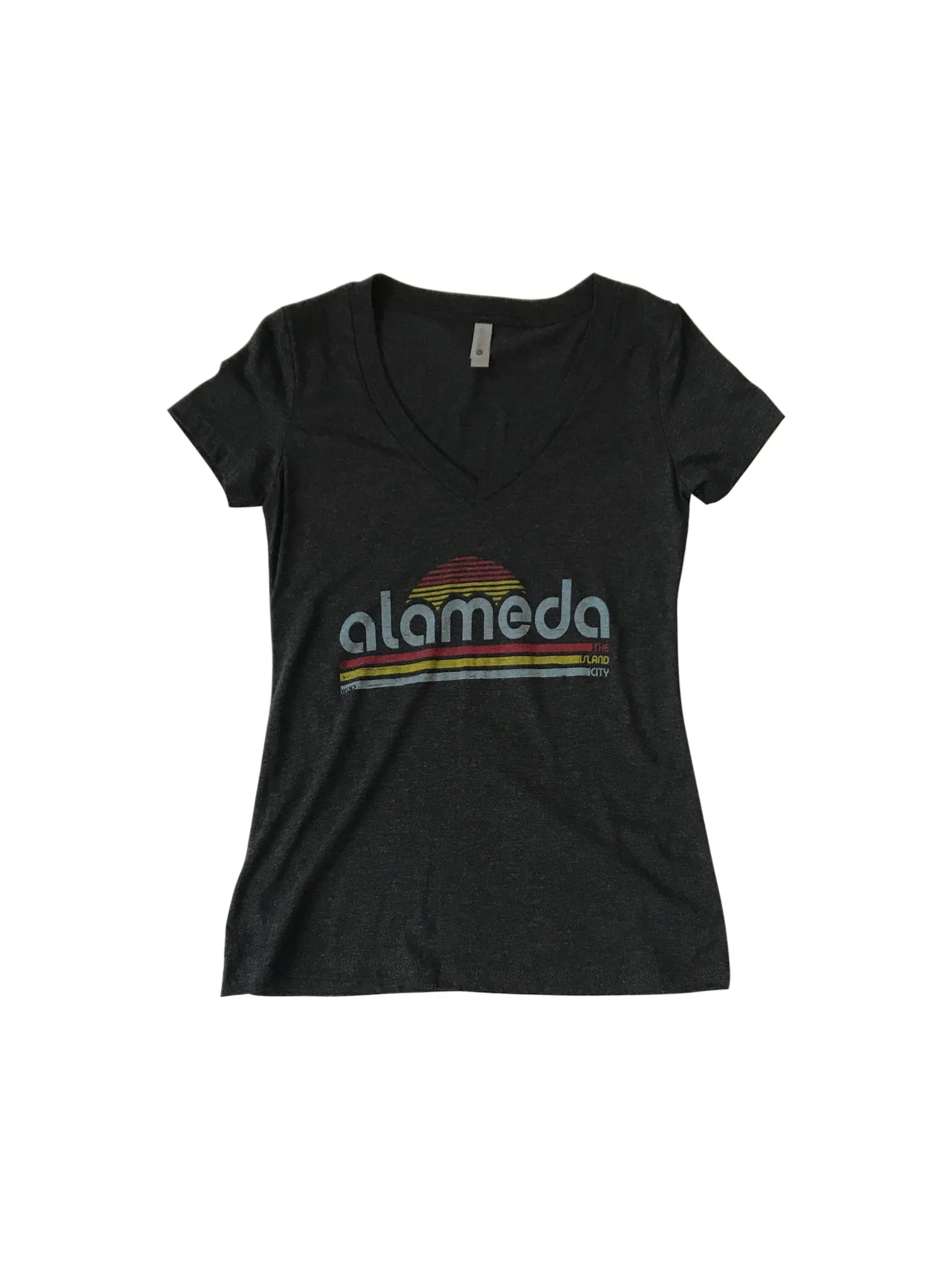 WKND EVERYDAY WOMENS RETRO V-NECK TEE