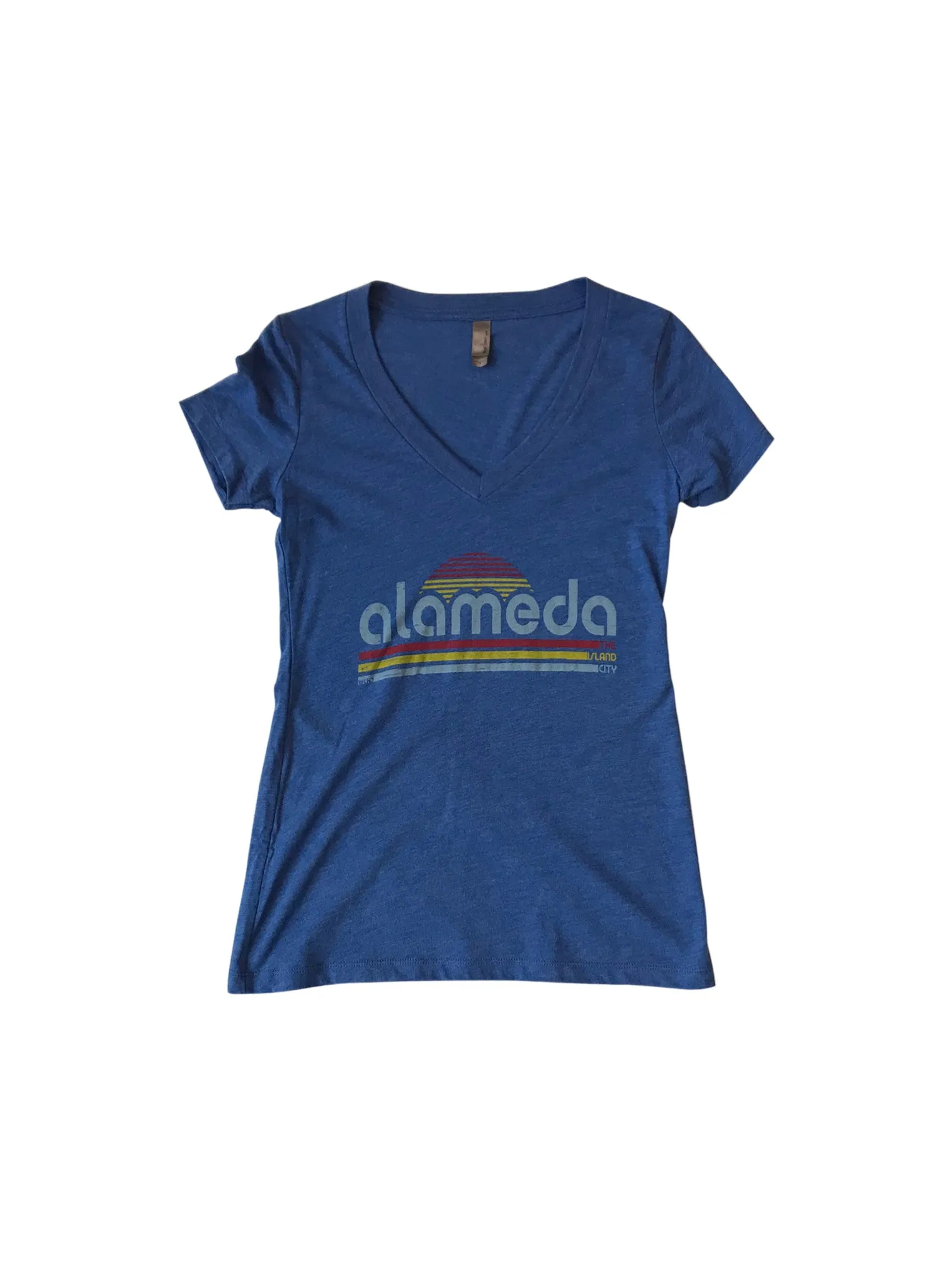 WKND EVERYDAY WOMENS RETRO V-NECK TEE