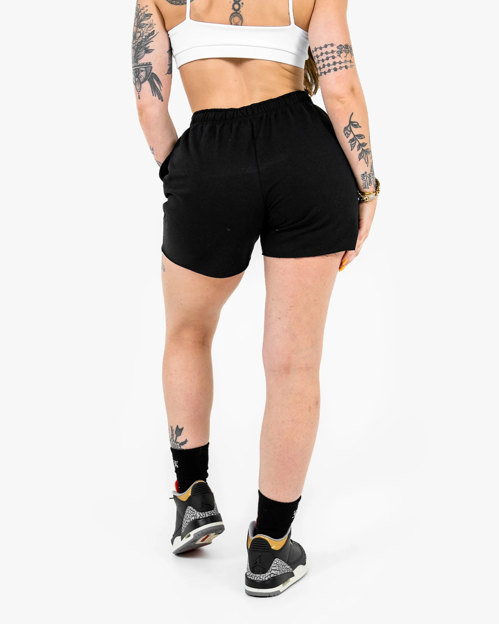 WKND Leisure Short - Black w/ Red