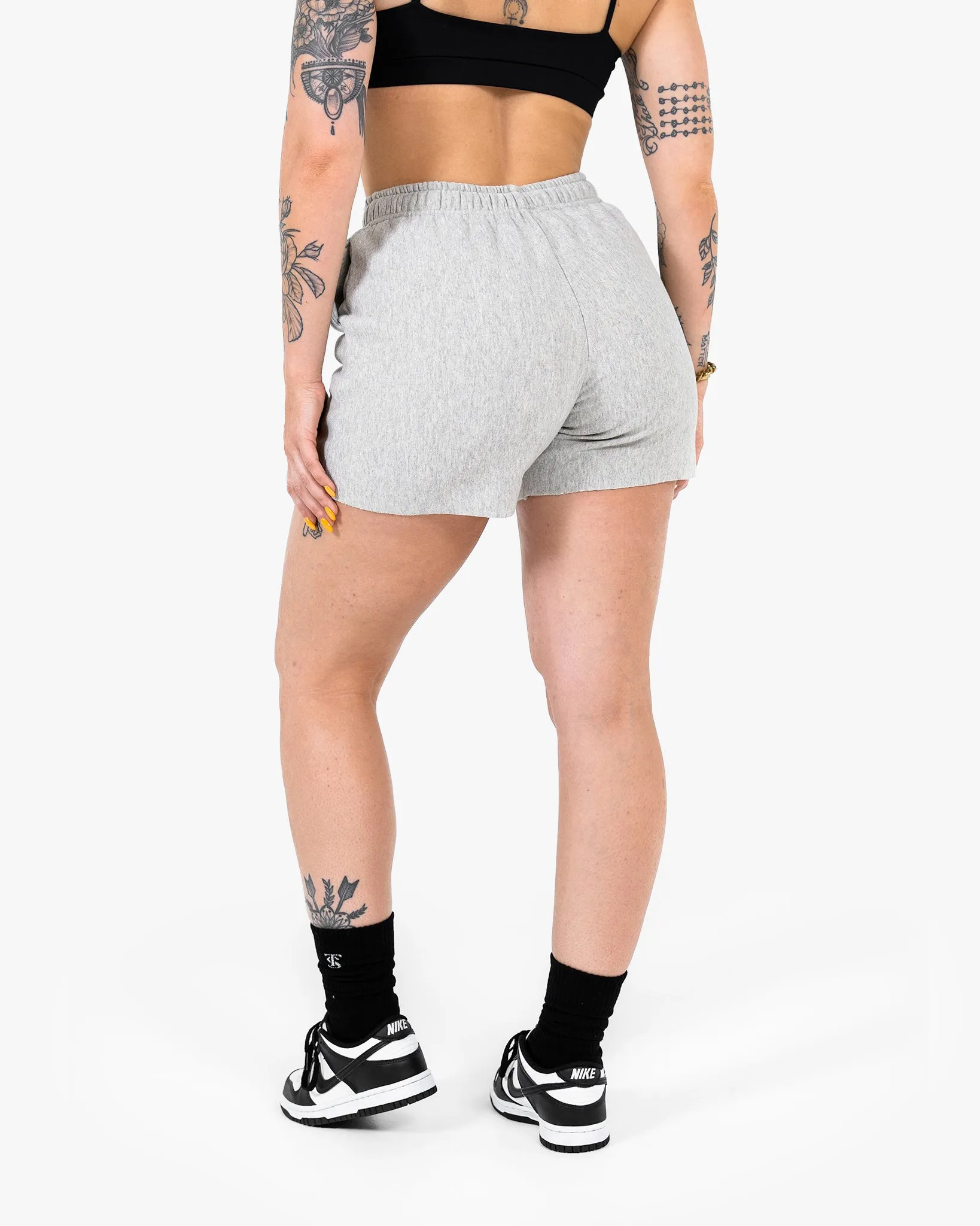WKND Leisure Short - Heather Grey w/ Yellow