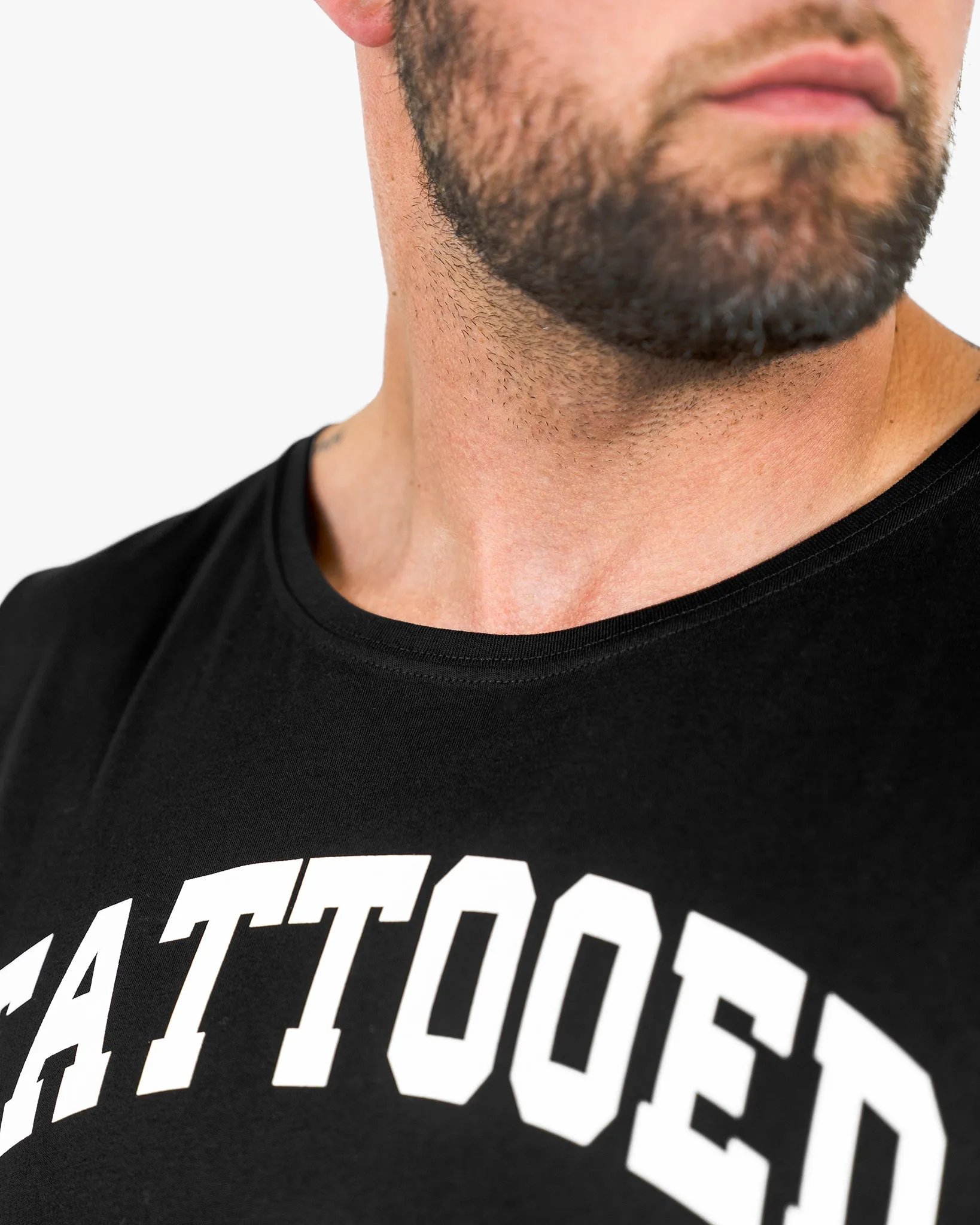 WKND Relaxed Tank - Black w/ White