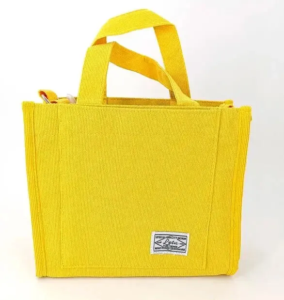 Women’s Corduroy Zipper Shoulder Bag