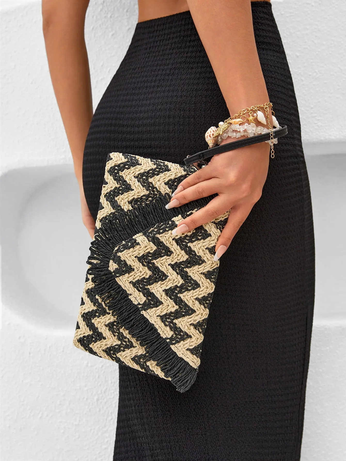Woven Vector Teen Clutch Bag- FD ⚡