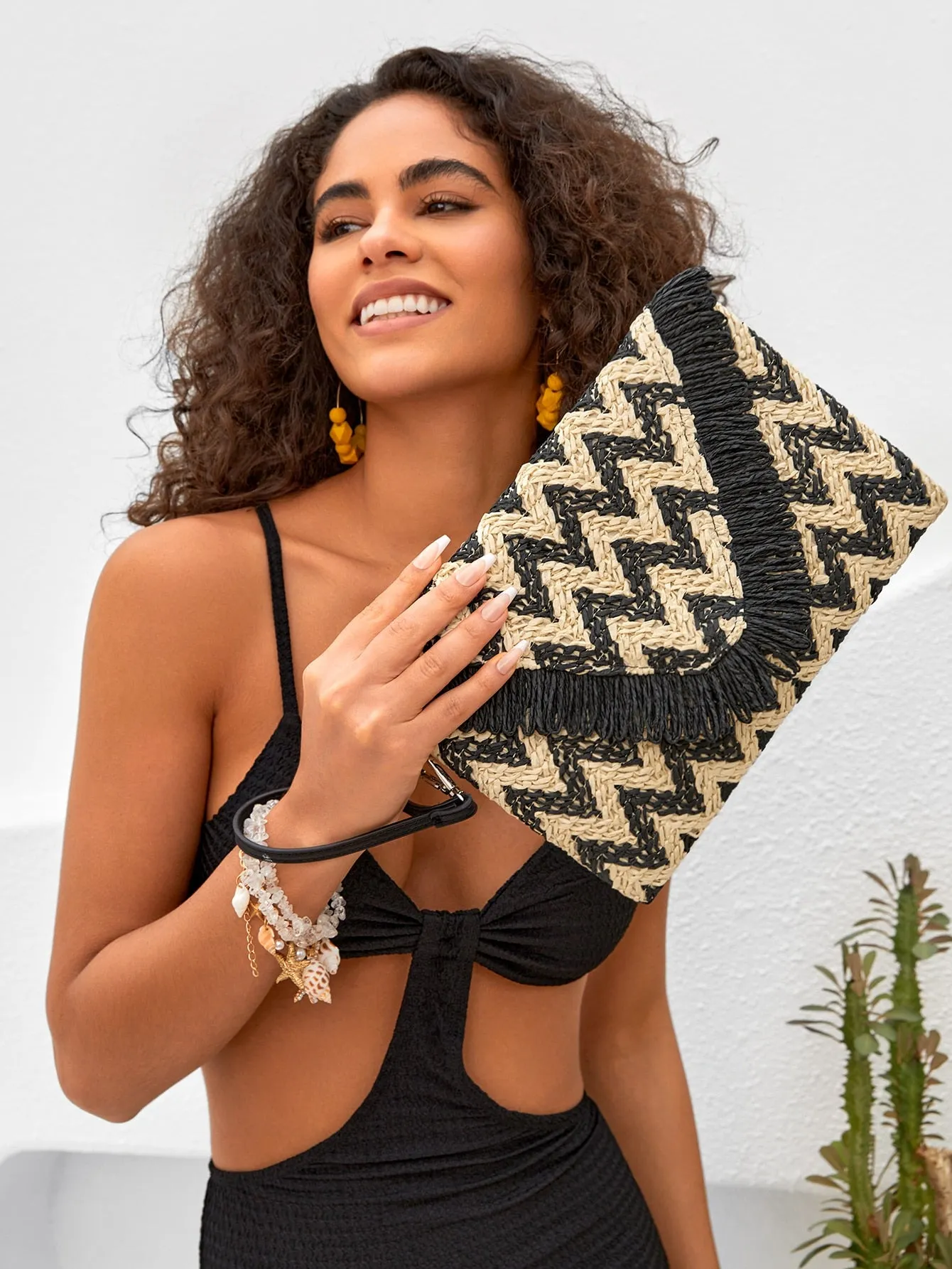 Woven Vector Teen Clutch Bag- FD ⚡