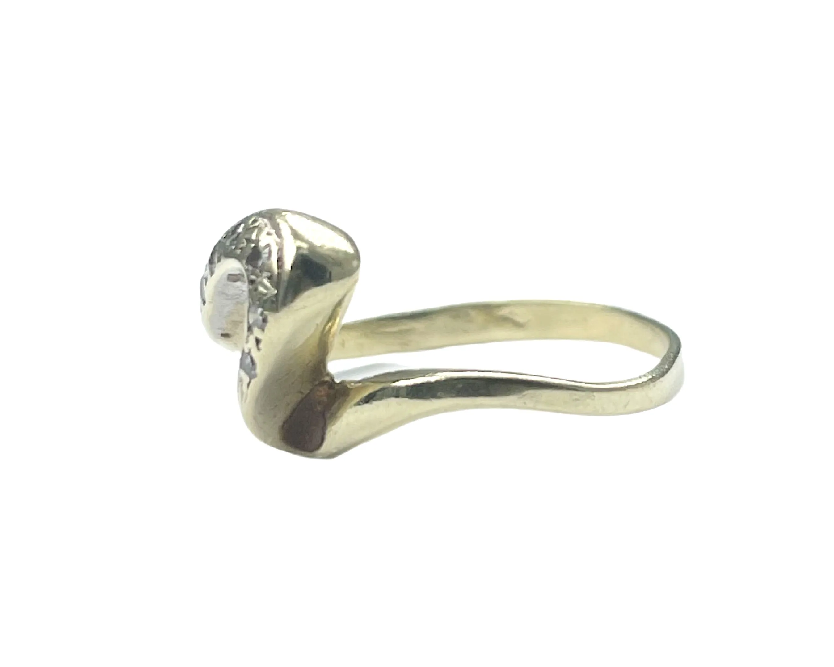 Yellow Gold Diamond Ring  (Authentic Pre-Owned)