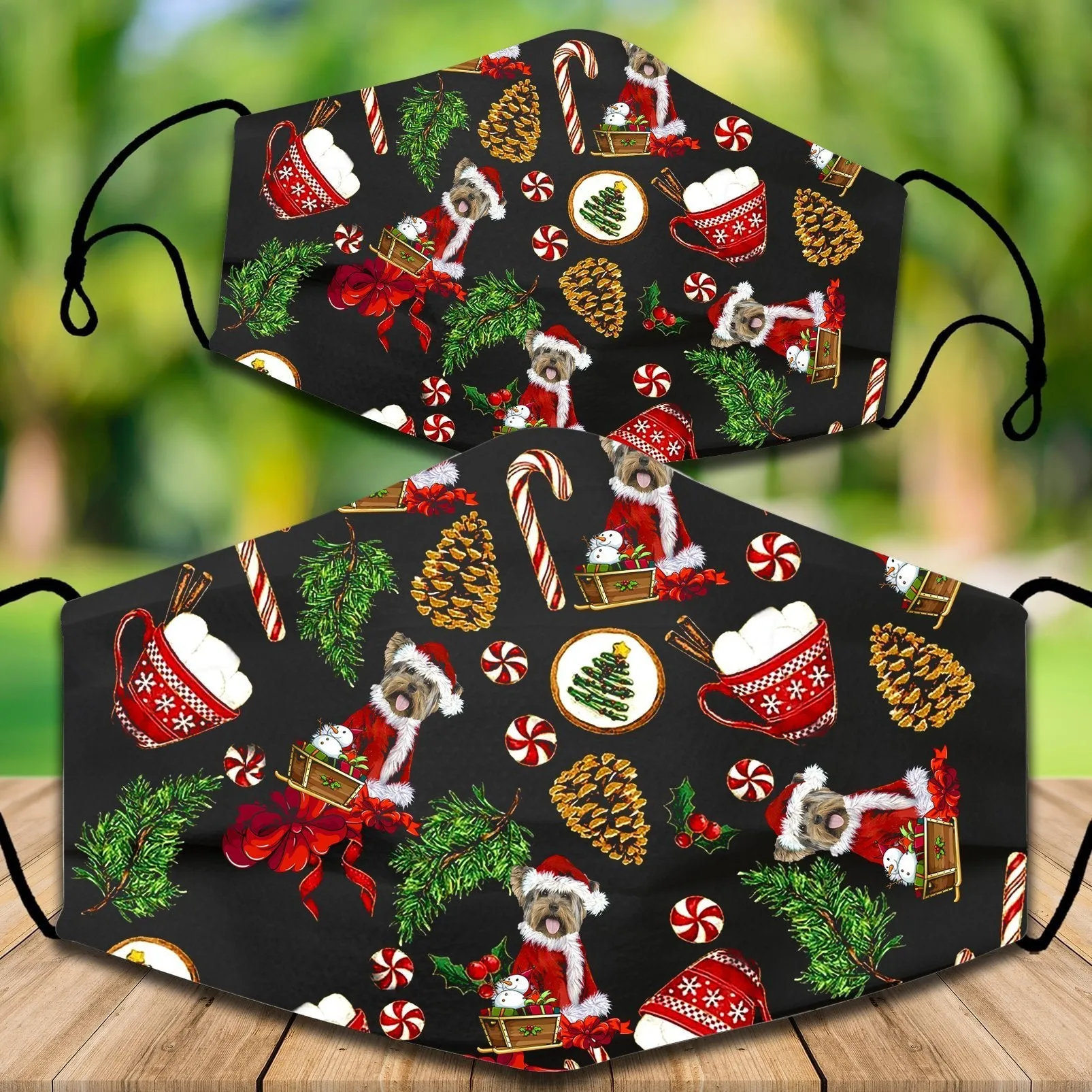 Yorkshire Terrier Christmas Veil