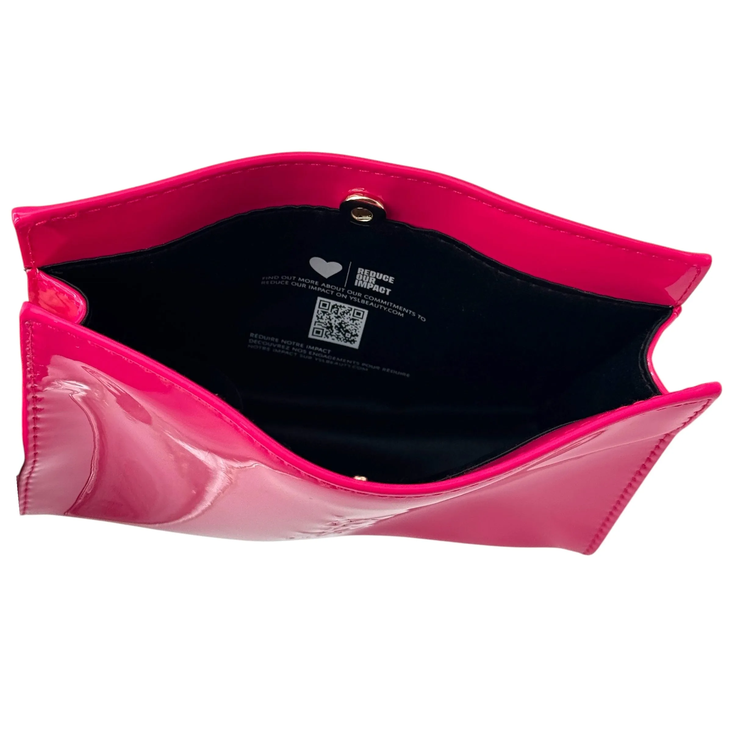 YVES SAINT LAURENT Beaute VIP Gift Cosmetic Makeup Pouch - Hot Pink New w/Out Tags