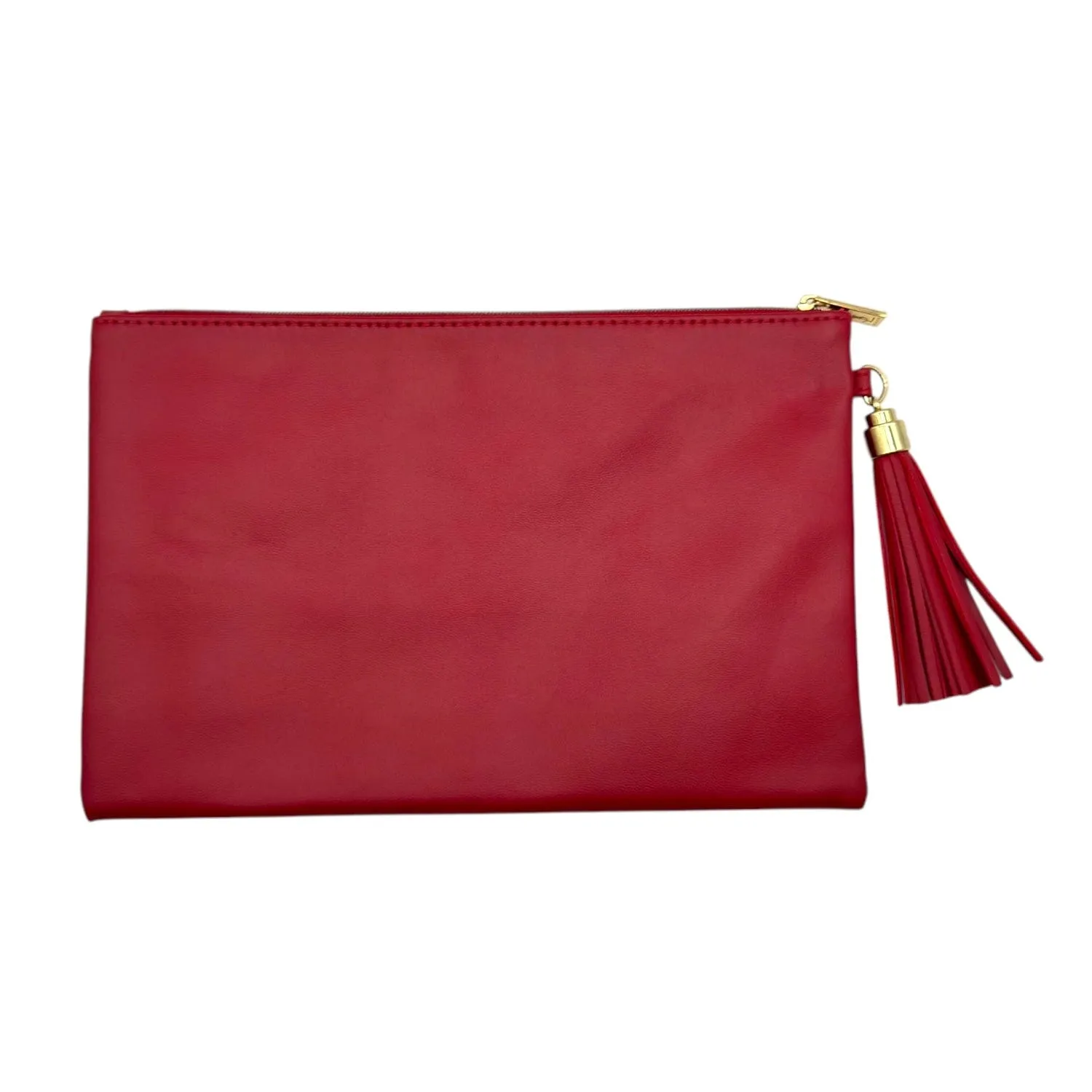 YVES SAINT LAURENT Beaute VIP Gift Makeup Pouch with Tassel - Red New w/Tags