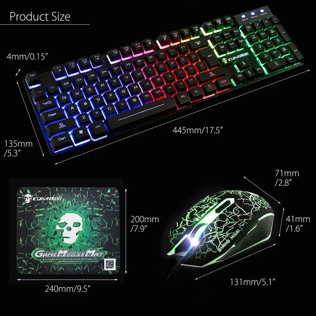 YZ Premiums | Pro Gaming Set | Superlight | Ergonomic Keyboard & Mouse