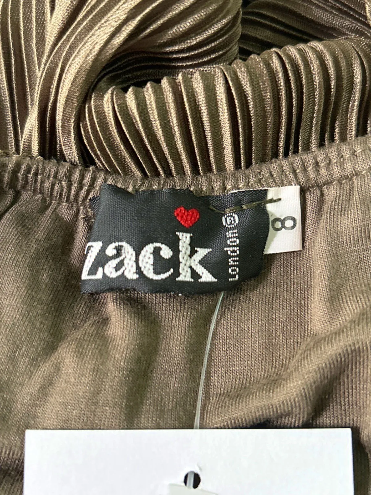 Zack London Gold Halter Jumpsuit UK 8